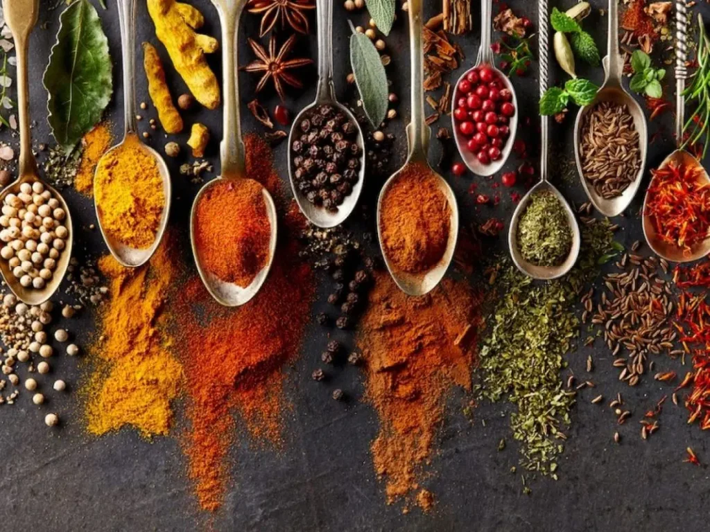 ادویه های مخصوص هر غذا